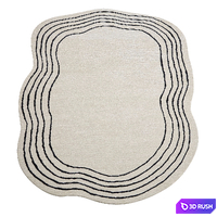 Tapeto viscosa beige RAMZAN 3D Model Corona