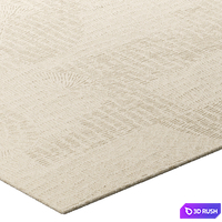 Poliform Trace Rectangular Rug (2 colors) 3D Model Corona