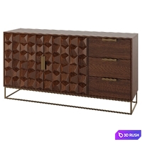 Chest of drawers made of Irpa solid wood 3D Model Vray, Corona
