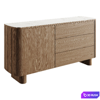 Chest of drawers Santiago 3D Model Vray, Corona