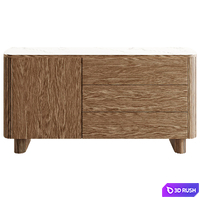 Chest of drawers Santiago 3D Model Vray, Corona