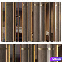 Wall Panel Decor 222 3D Model Vray, Corona