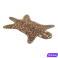 Miano Children's Rug with Leopard Print by La Redoute 3D Model Vray, Corona