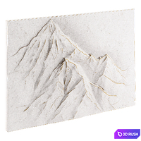 Decorative wall painting 002 3D Model Corona
