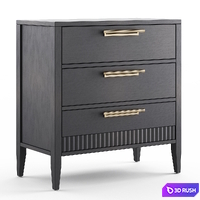 Moon Chest of Drawers Dantone Home 3D Model Vray, Corona
