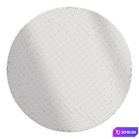 Calacatta Round Rug 3D Model Corona
