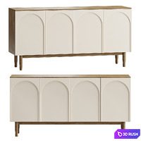 Arka chest of drawers 3D Model Corona