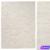 Dara Wool Rug Natural 3D Model Vray, Corona