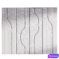 Wall panel 10 3D Model Corona