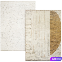 Modern Rugs LA Sedona 3D Model Corona