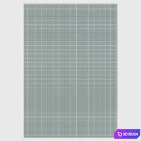 Modern Rugs LA Sedona 3D Model Corona