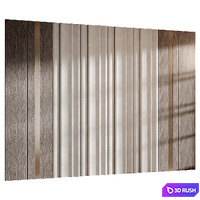 Wall 3D Panel 24 3D Model Corona