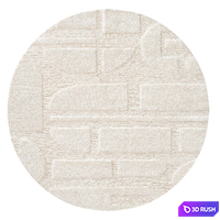 Aarav Wool Rug Round 3D Model Vray, Corona