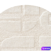 Aarav Wool Rug Round 3D Model Vray, Corona