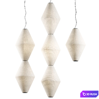 De Padova Helium Pendant Lamp 3D Model Corona