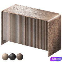 RH Alora Double-Door Sideboard. 3 color options. 3D Model Vray, Corona