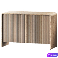 RH Alora Double-Door Sideboard. 3 color options. 3D Model Vray, Corona