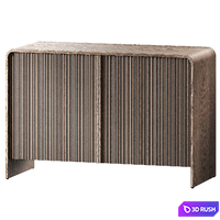 RH Alora Double-Door Sideboard. 3 color options. 3D Model Vray, Corona