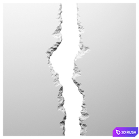 Decorative wall 2 3D Model Corona