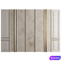 Wall Panel Decor 248 3D Model Vray, Corona