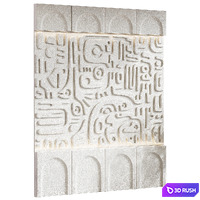 Decorative wall 07 3D Model Corona