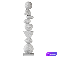 A Sculpture of Dark Elegance 3D Model Corona