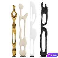 Decorative Abstract Sculpture 3D Model Corona