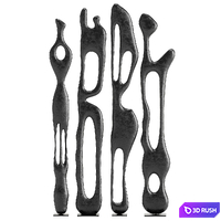Decorative Abstract Sculpture 3D Model Corona