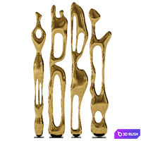 Decorative Abstract Sculpture 3D Model Corona