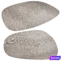 Washable Rug Pam 3D Model Corona