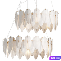 LORELEY Pendant Chandelier 3D Model Corona