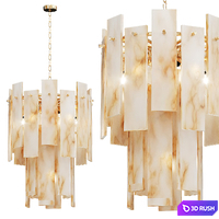 Acevedo Chandelier 3D Model Vray, Corona