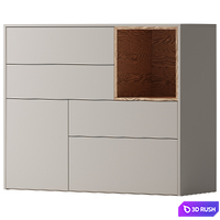 Cabinet Wismar 1 3D Model Corona