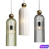 Pendant lamp Antic 3D Model Corona