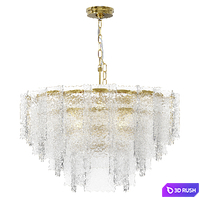 Hanging round chandelier 3D Model Corona