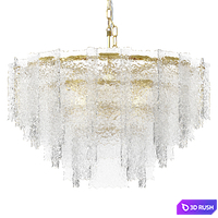 Hanging round chandelier 3D Model Corona
