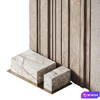 Headboard 22 3D Model Corona