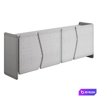 Dolmen sideboard by Nature Design 3D Model Corona