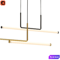 Vesper Linear Pendant 3D Model Corona