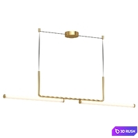 Vesper Linear Pendant 3D Model Corona