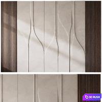 Wall 3D panel 45 3D Model Corona