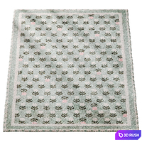 Kids Washable Flower Garden Rug 3D Model Corona