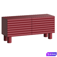 Floyd TV stand 3D Model Vray, Corona