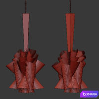 Mauro Fabbro MIA Chandelier 3D Model Corona