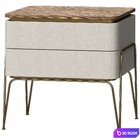 Bedside table LUXURY VISN 35834-29 3D Model Corona