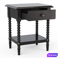 "Kids Jenny" Nightstand by Crate &amp; Barrel 3D Model Vray, Corona