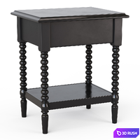 "Kids Jenny" Nightstand by Crate &amp; Barrel 3D Model Vray, Corona