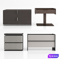 Nightstand collection 3D Model Corona