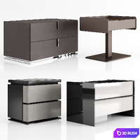 Nightstand collection 3D Model Corona
