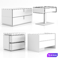 Nightstand collection 3D Model Corona